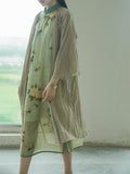 Printed Pastoral Qipao Cheongsam