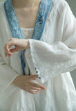 Loose Lace-up Cardigan Embroidered Qipao Cheongsam Top