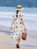Vanessa Cute Embroidery Qipao Cheongsam