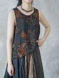 Silk Shining Double Sided Reversible Slip Top