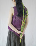 Silk Shining Double Sided Reversible Slip Top