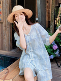 Gentle 2-Piece Jacquard Summer Cheongsam Set