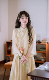 Iris 2-Piece Gradient Rose Cheongsam Top
