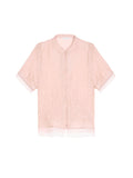 Thora Camellia Pink Modern Cheongsam Top
