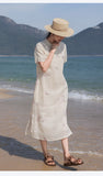 Ava Elevated Embroidered Frog Buttons Cheongsam Qipao Dress