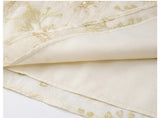 Tranquil Beige Jacquard Cheongsam Top