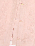 Thora Camellia Pink Modern Cheongsam Top