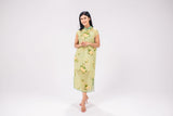Printed Pastoral Qipao Cheongsam