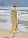 Gemma Dazzling Embroidery Qipao Cheongsam