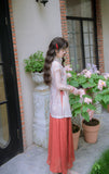 Crown Floral Embroidered Cheongsam Top