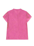 Kiara Dragon Fruit Short Sleeve Cheongsam Top