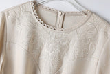A Line Embroidered Cheongsam Qipao Dress