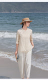 Embroidered Frog Buttons Cheongsam Qipao Top
