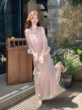 Sunbeam 2-Piece Purple Sleeveless Cheongsam Set
