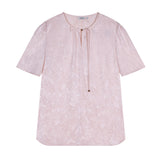 Georgina Pink Silk Cheongsam Top