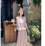 Sunbeam 2-Piece Purple Sleeveless Cheongsam Set