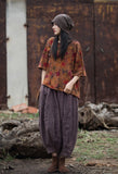 Lillian Digital Print Cotton Cheongsam T-Shirt