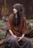 Lillian Digital Print Cotton Cheongsam T-Shirt