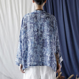 Xiomara Floral Ramie Cheongsam Top
