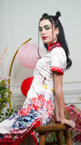 Baby Pink Long Qipao Cheongsam