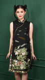 Silk Sleeveless Qipao Cheongsam